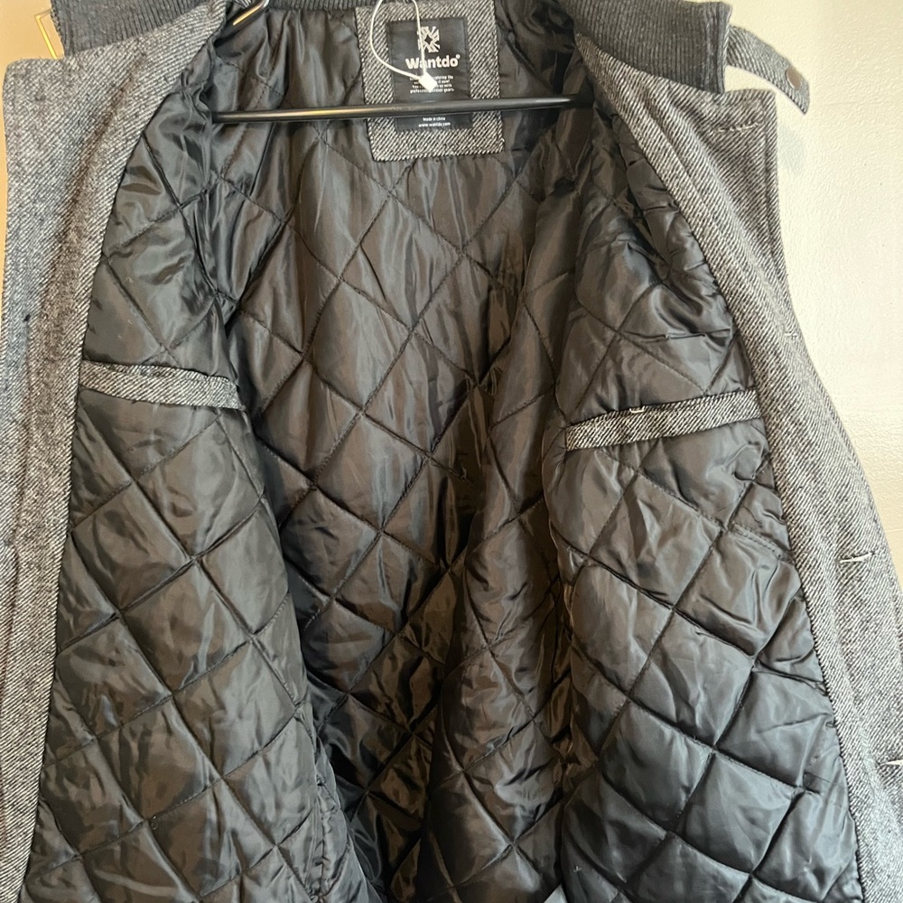 Gray Structured Military Field Jacket - Picture 3 of 5